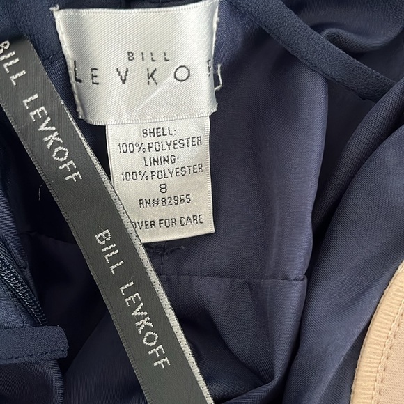 Bill Levkoff Navy Blue bridesmaid or prom dress - Picture 5 of 5